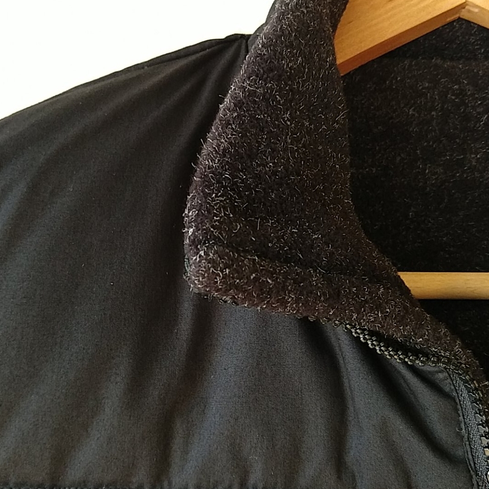 PART TWO Copenhagen Reversible Black Down Puffer Vest Canvas & Fleece M - Picture 11 of 15
